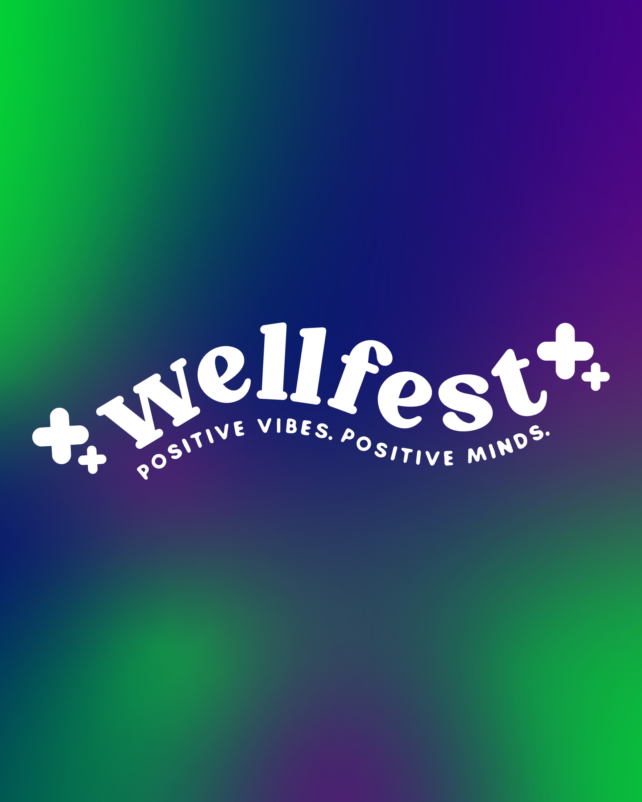 WellFest Logo on Gradient