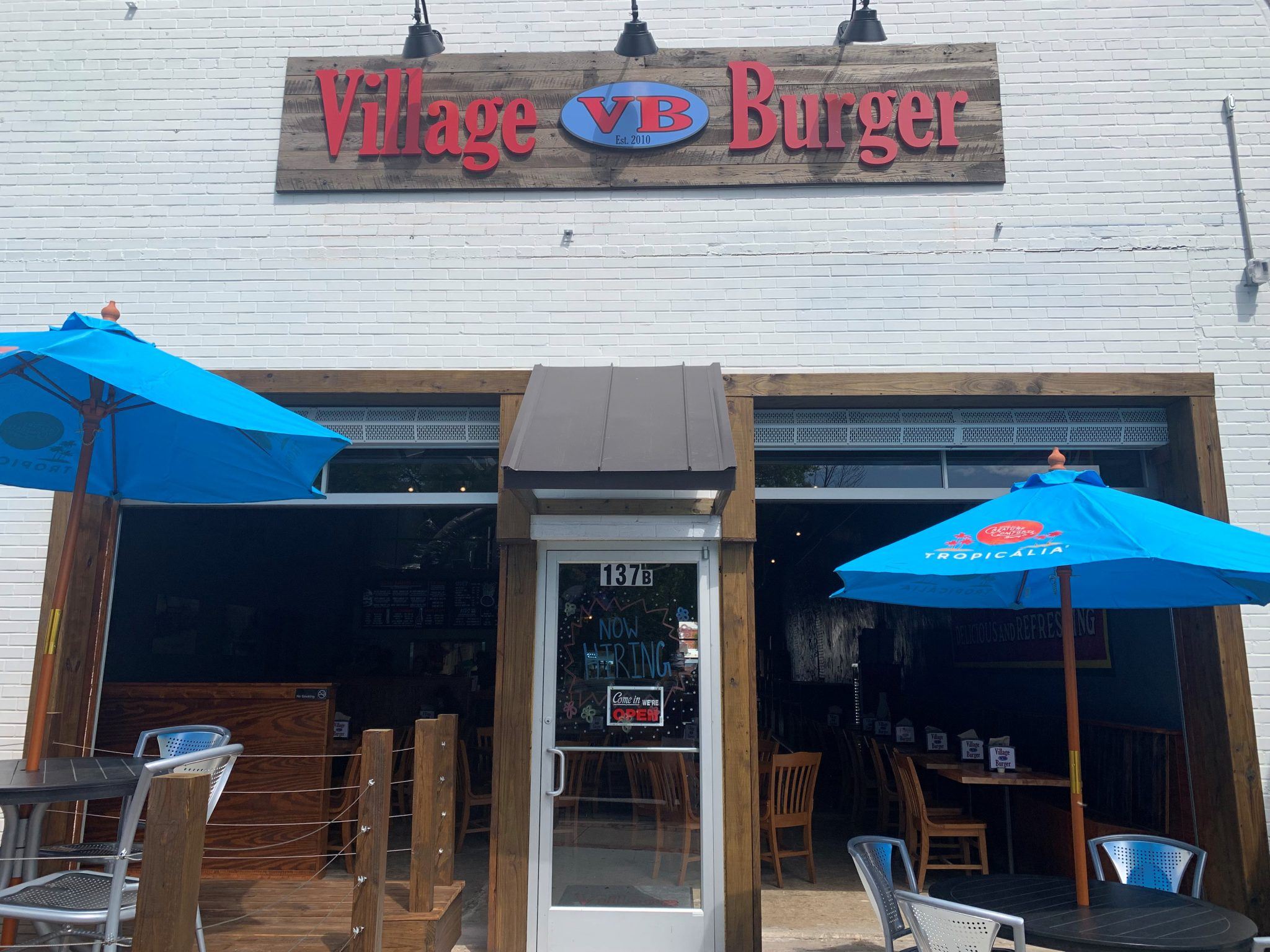 exterior of Village Burger in Lawrenceville