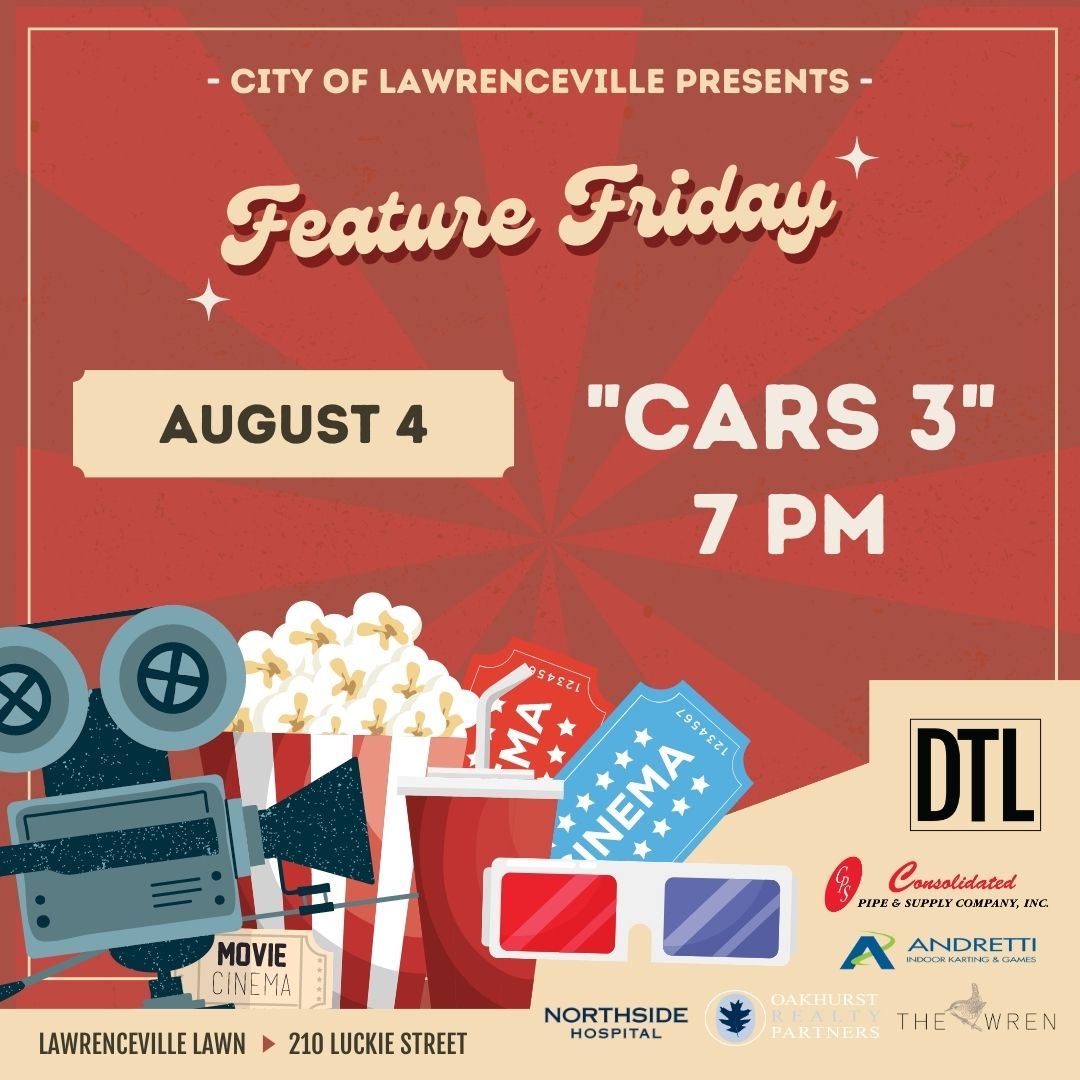 Feature Fridays 2023 Cars 3 graphic