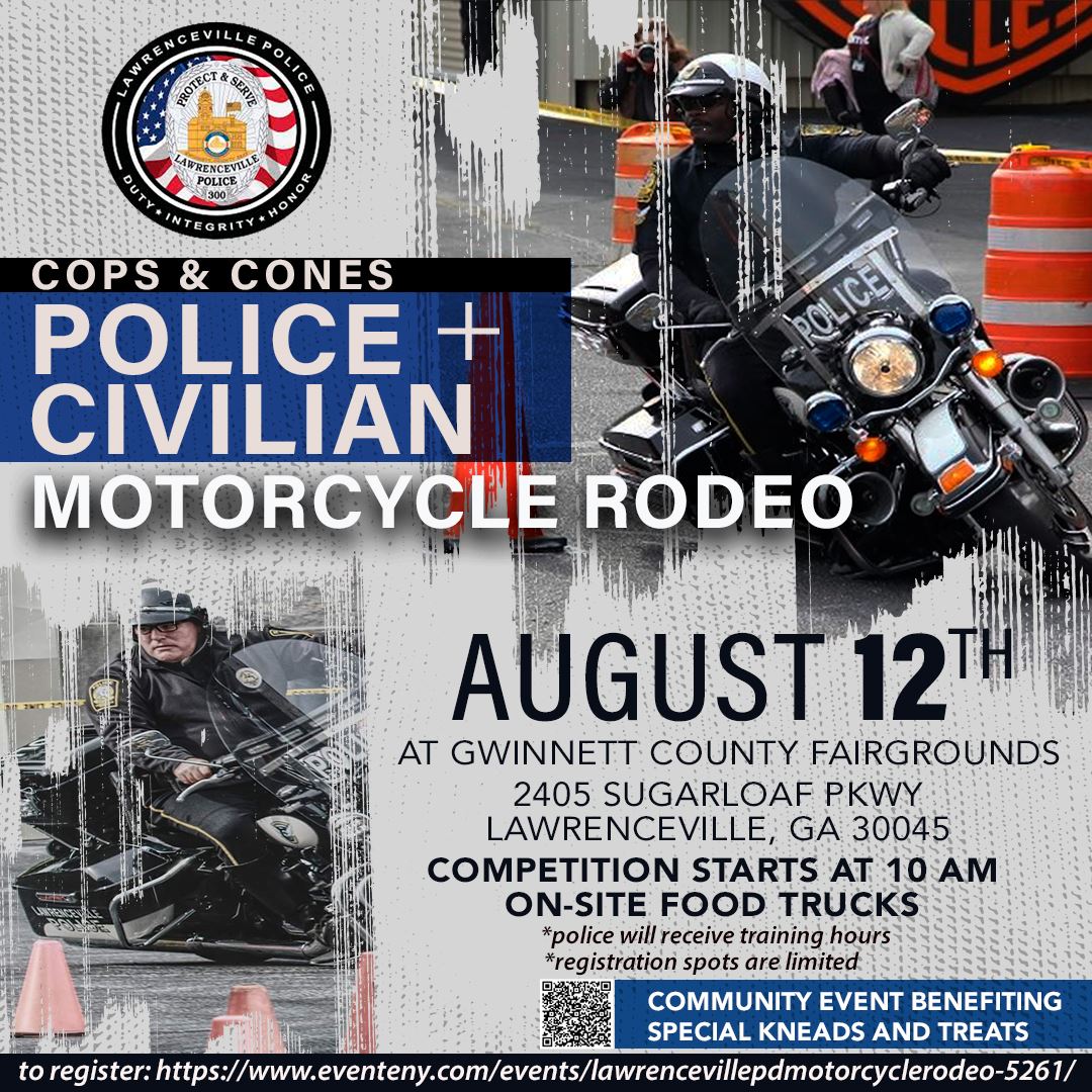 Cops & Cones event graphic