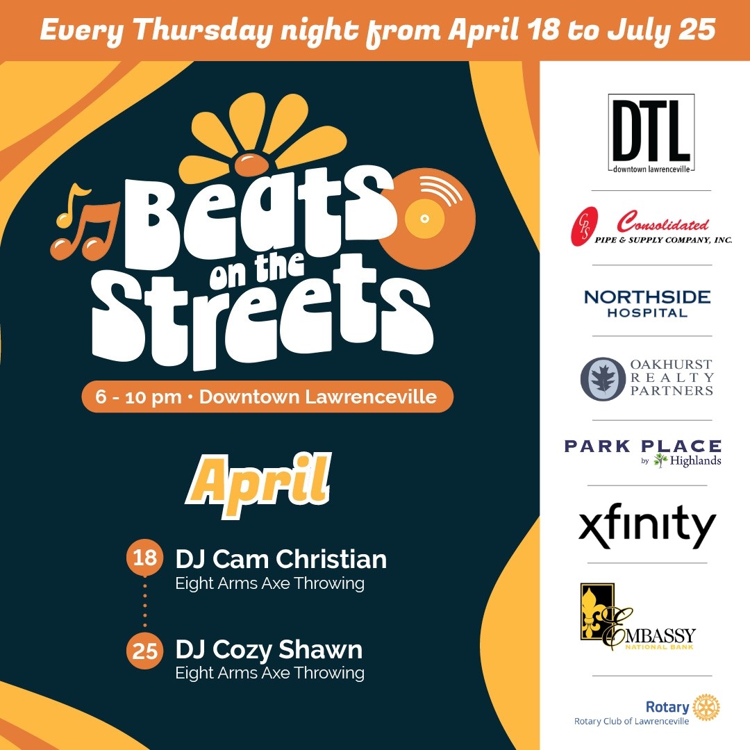 Beats on the Streets graphic for April