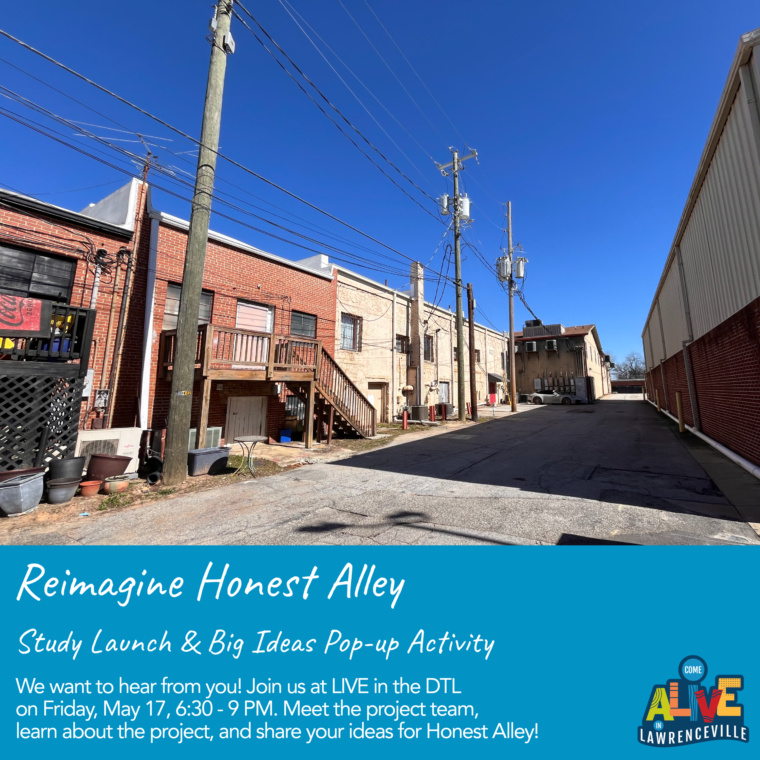 Honest Alley Activation graphic