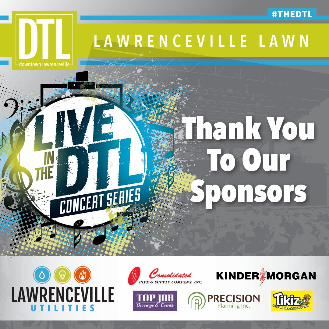 LIVE in the DTL Thank you sponsors graphic