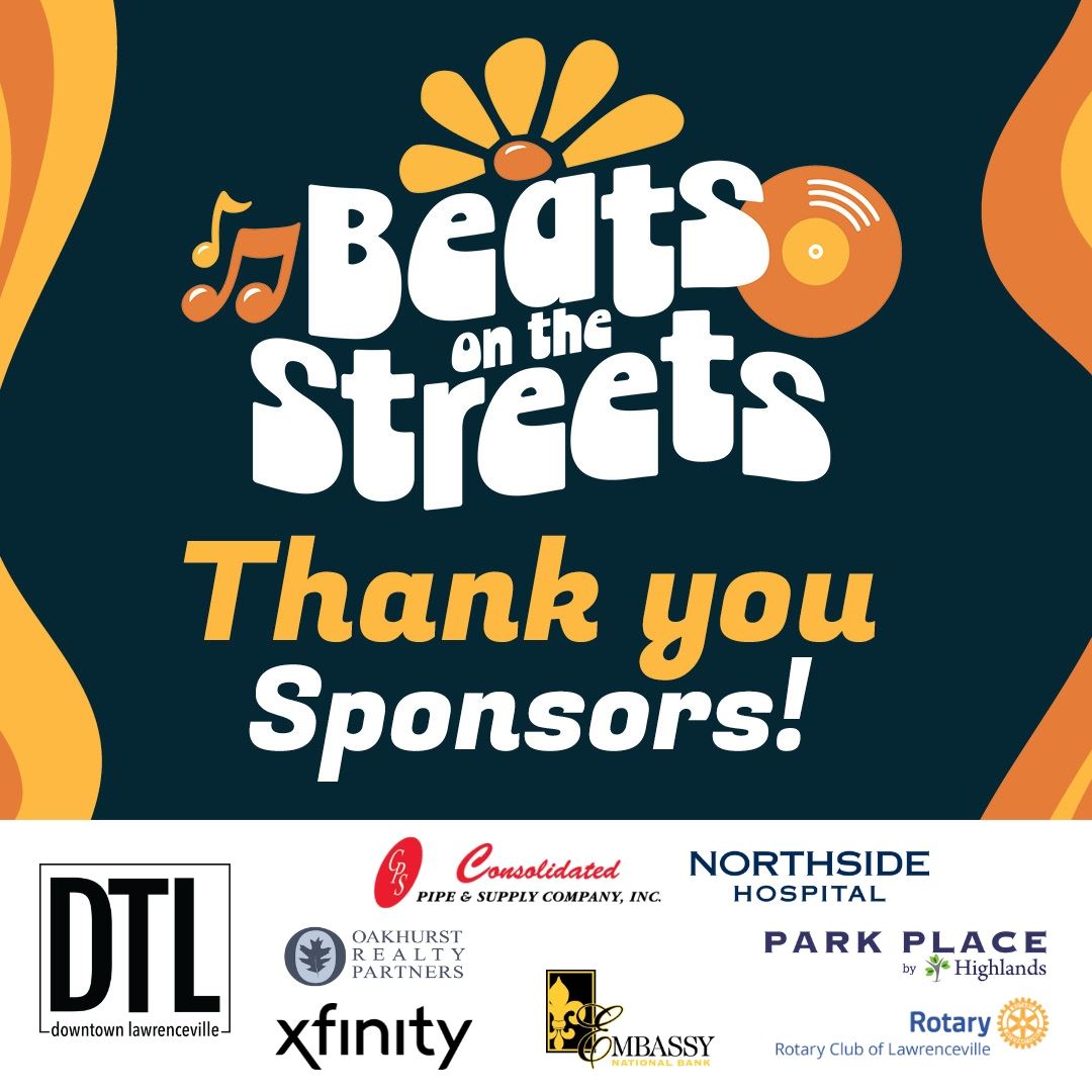 Beats on the Streets Thank You Sponsors