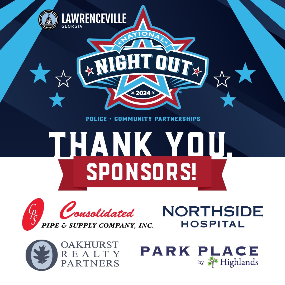 National Night Out Thank You Sponsors