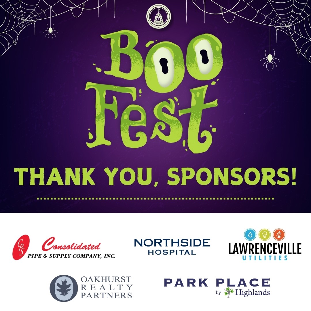 BOO Fest Thank You Sponsors graphic